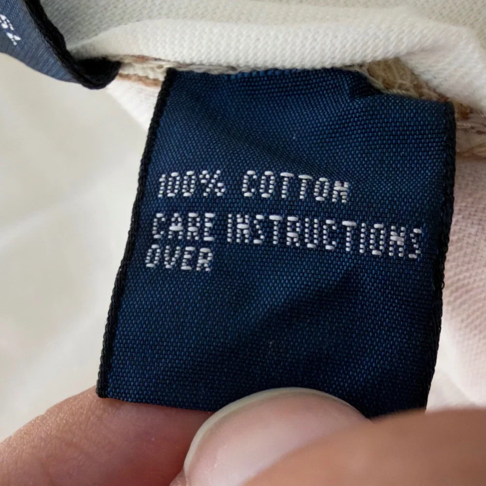 Polo Ralph Lauren Seersucker‎ Shorts Mens 38 Tan White Striped Excellent Cotton